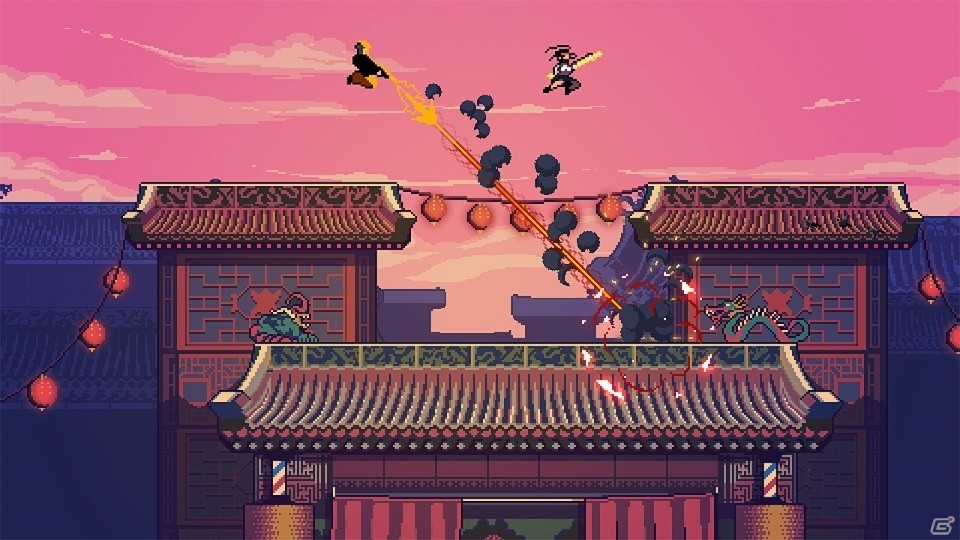 舞台は屋根の上！瓦をも利用する2D格闘アクション「Roof Rage」がSwitch向けに2月6日発売の画像5