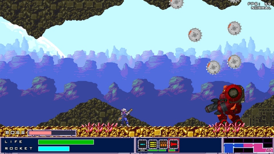 Steam「ROCKETRON」が2月8日に発売！手軽な探索と骨太な戦闘が楽しめる飛翔型アクションSTGの画像11