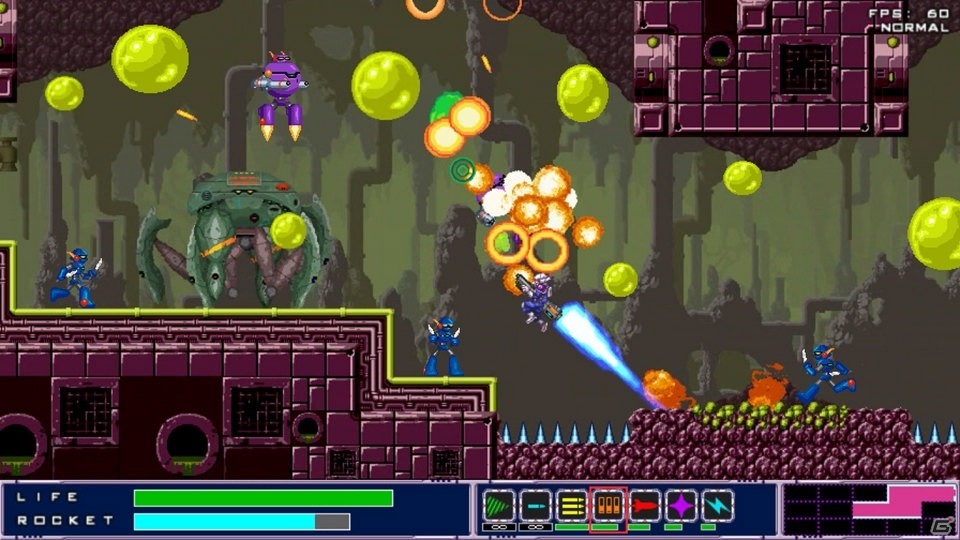 Steam「ROCKETRON」が2月8日に発売！手軽な探索と骨太な戦闘が楽しめる飛翔型アクションSTGの画像12