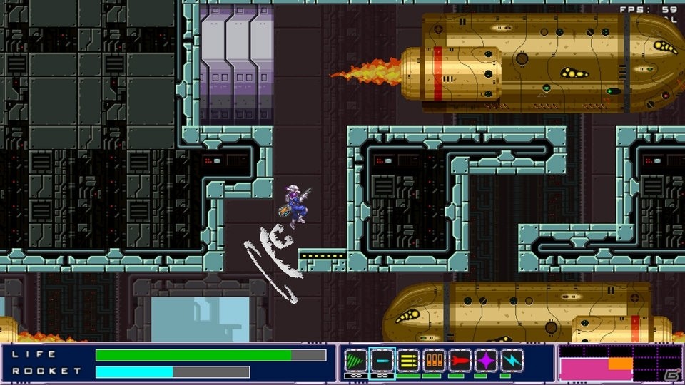 Steam「ROCKETRON」が2月8日に発売！手軽な探索と骨太な戦闘が楽しめる飛翔型アクションSTGの画像13