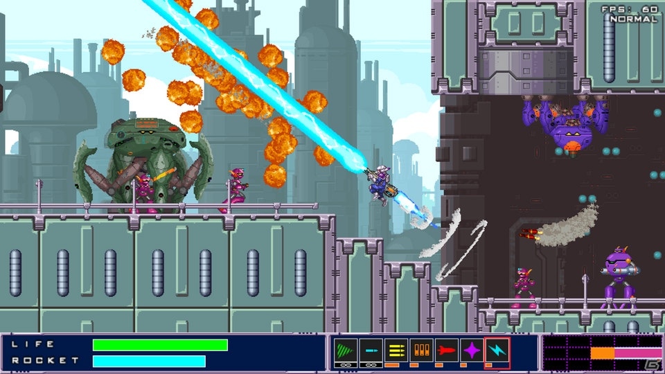 Steam「ROCKETRON」が2月8日に発売！手軽な探索と骨太な戦闘が楽しめる飛翔型アクションSTGの画像9