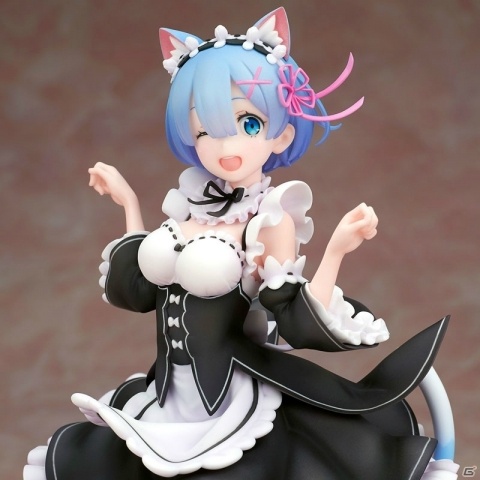 「Re:ゼロから始める異世界生活」のフィギュア「レム ネコミミVer.」があみあみなど一部流通限定で予約受付中の画像1