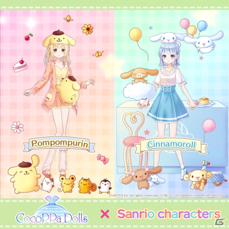 「CocoPPa Dolls」サンリオキャラクターズとのコラボオリジナル衣装が2月7日より登場！の画像4