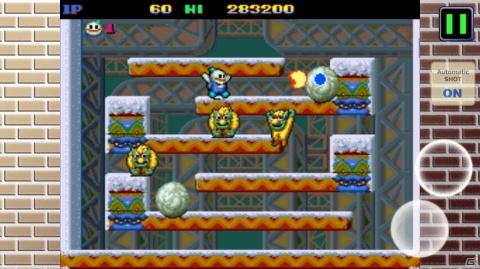 「スノーブラザーズ CLASSIC」が配信開始！1990年リリースのアーケードゲームがアプリで登場の画像2