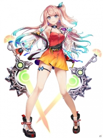 白猫プロジェクト」サテラ（CV：伊藤かな恵）とジーク（CV：市川蒼）が