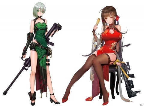 「ドールズフロントライン」チャイナドレスを着た春牡丹らが登場！スキンテーマ「和気藹々」が2月8日に追加の画像2