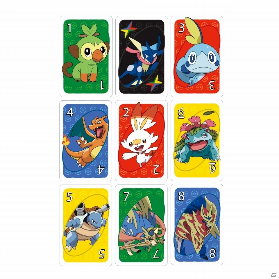 サルノリやヒバニー、メッソンなどのポケモンたちがウノになって登場！2月上旬に発売の画像3