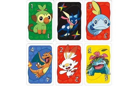 サルノリやヒバニー メッソンなどのポケモンたちがウノになって登場 2月上旬に発売 Gamer