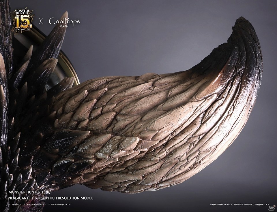 「モンスターハンター：ワールド」ネルギガンテの1/6スケール超大型ヘッドモデルが予約開始！の画像8