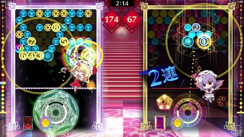 Switch「東方スペルバブル」が発売！藤ちょこ氏によるメインビジュアルを使用した壁紙が配布の画像2