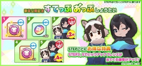 「けものフレンズ3」アライさん隊長日誌の3章が公開！タヌキとカタカケフウチョウのピックアップしょうたいも実施の画像5