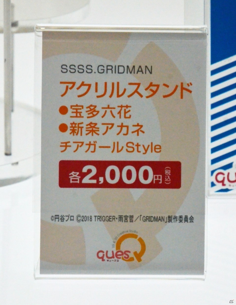 「SSSS.GRIDMAN」立花とアカネがチアガール姿で登場！EVANGELION 2020やキューズQブースなどを紹介【WF2020冬】の画像29