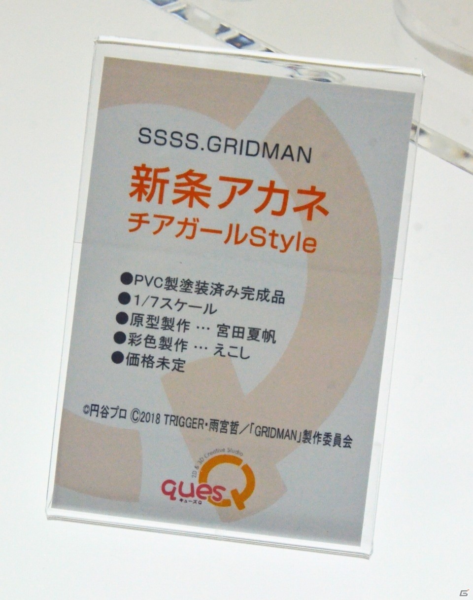 「SSSS.GRIDMAN」立花とアカネがチアガール姿で登場！EVANGELION 2020やキューズQブースなどを紹介【WF2020冬】の画像35
