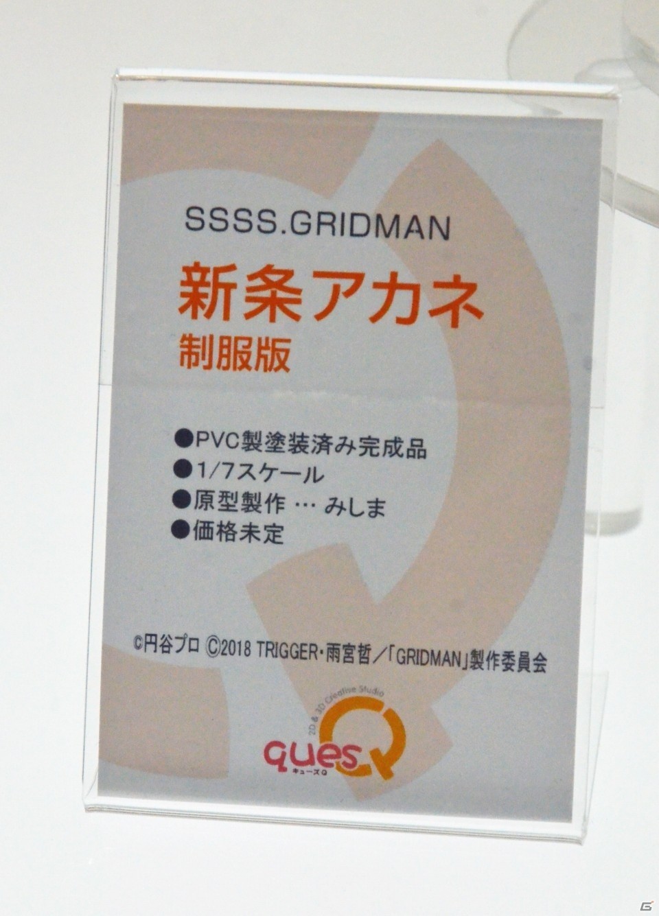 「SSSS.GRIDMAN」立花とアカネがチアガール姿で登場！EVANGELION 2020やキューズQブースなどを紹介【WF2020冬】の画像39