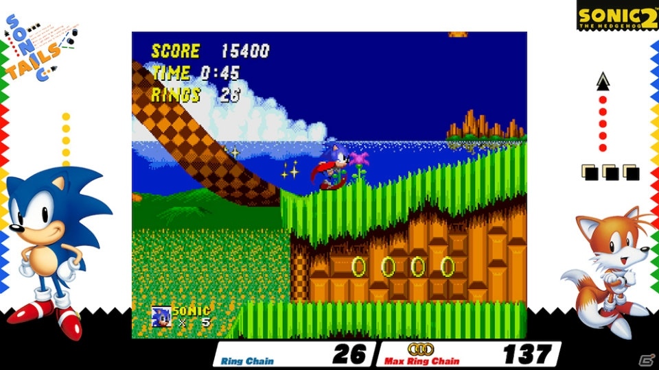 「SEGA AGES ソニック・ザ・ヘッジホッグ2」の配信日が2月13日に決定！初心者も遊びやすい「リングキープモード」が収録の画像2