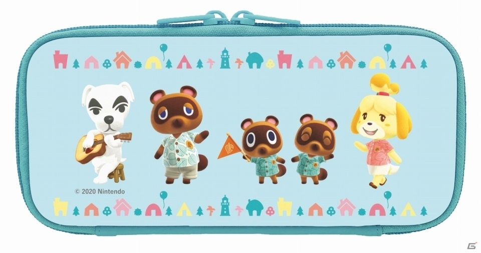 「あつまれ どうぶつの森」デザインのポーチやハードカバーなどSwitch用アクセサリーが3月20日に発売！の画像4