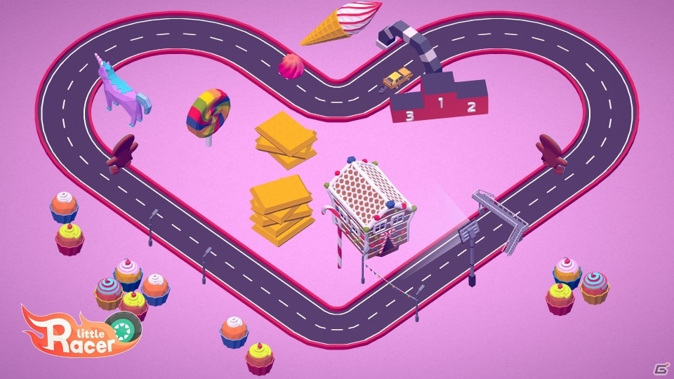 レトロスタイルのスロットレーシング「Little Racer」がSwitch向けに2月13日発売！の画像5