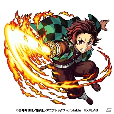 「モンスターストライク」鬼滅の刃コラボの開始日が2月14日に決定！コラボカフェやコラボグッズ情報もの画像2