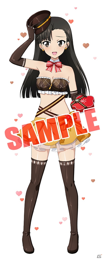 「ガールズ＆パンツァー 戦車道大作戦！」沙織やアンチョビらがバレンタイン衣装で登場！の画像4