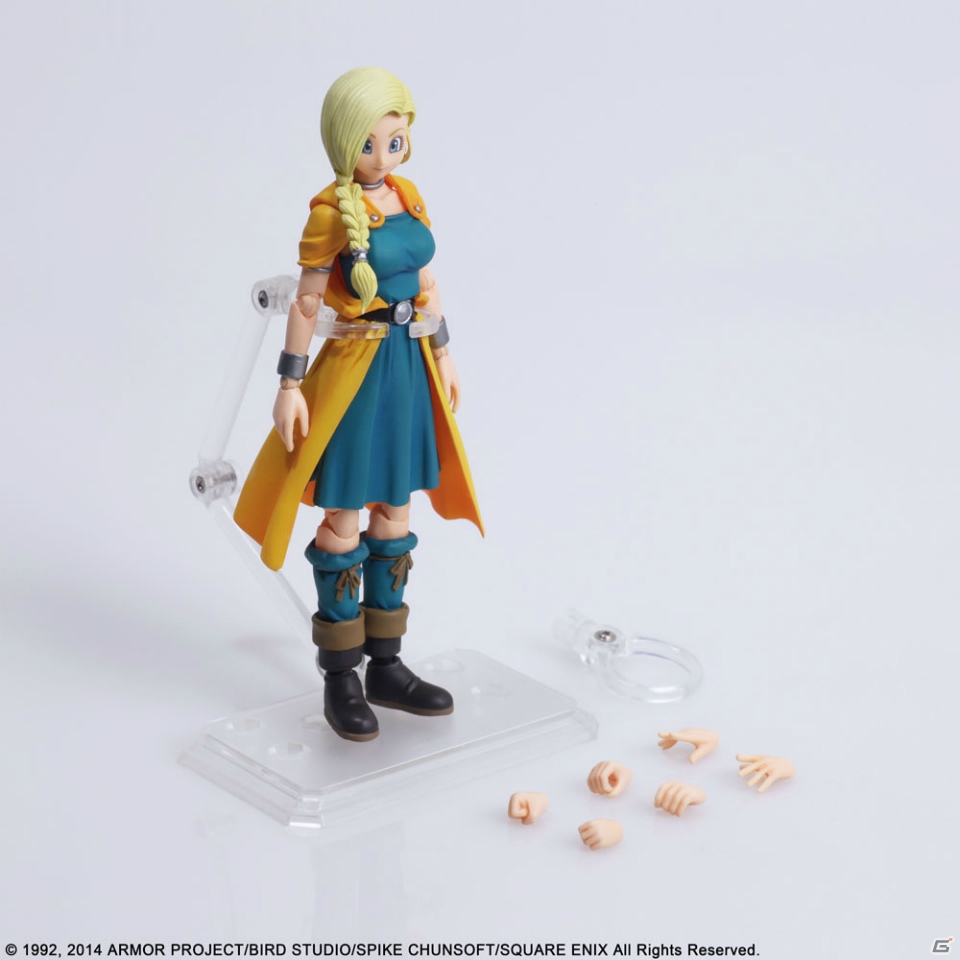 アクションフィギュア・BRING ARTSに「ドラゴンクエストV 天空の花嫁」から主人公とビアンカ、フローラが登場！の画像16