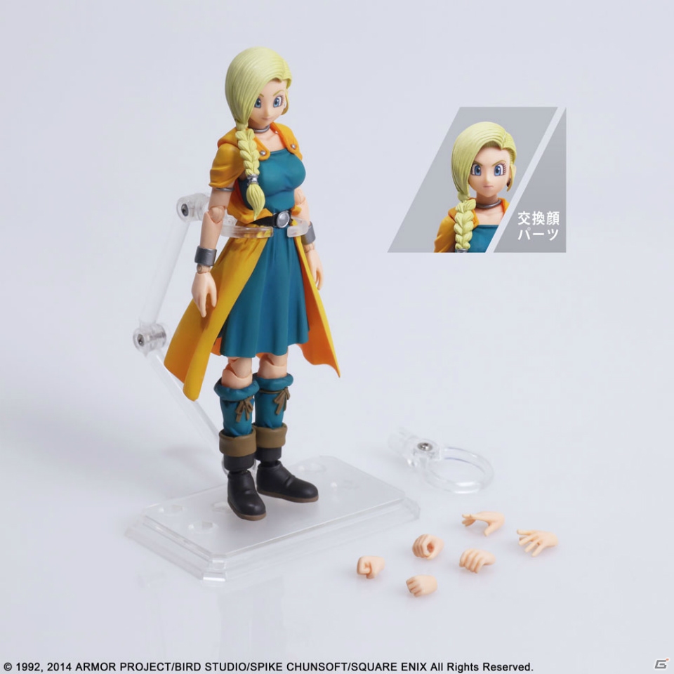 アクションフィギュア・BRING ARTSに「ドラゴンクエストV 天空の花嫁」から主人公とビアンカ、フローラが登場！の画像20