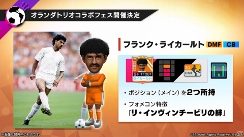 「サカつくRTW」レジェンド“オランダトリオ”が実装決定！新要素「レーン特徴」の詳細など緊急特番の内容をまとめて紹介の画像6