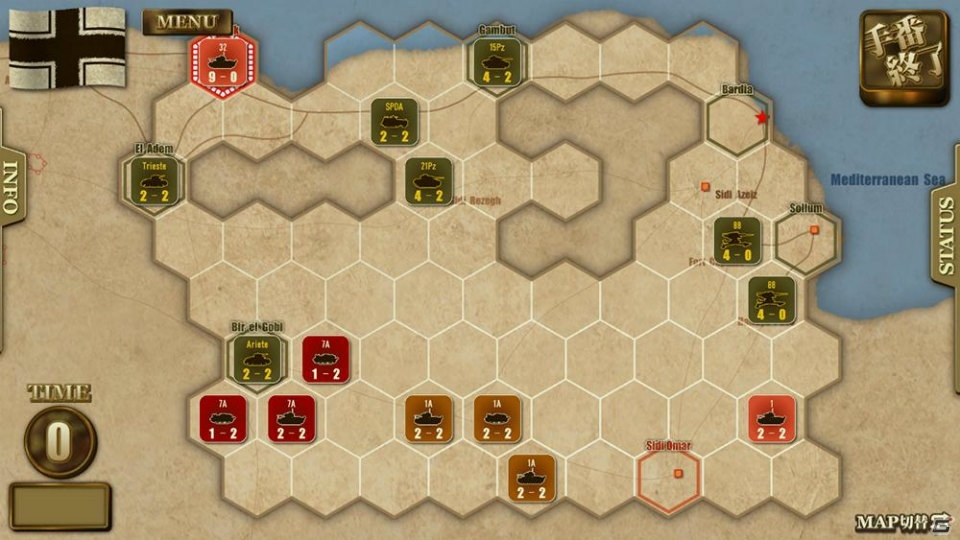 1942年の北アフリカが舞台のSLG「ロンメル1942-Refrain at the battle for North Africa-」が配信開始！の画像3