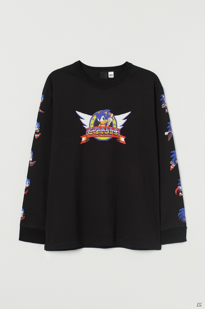 H＆Mメンズから「ソニック・ザ・ヘッジホッグ」のコラボTシャツやパーカーが登場！2月上旬より順次発売の画像7