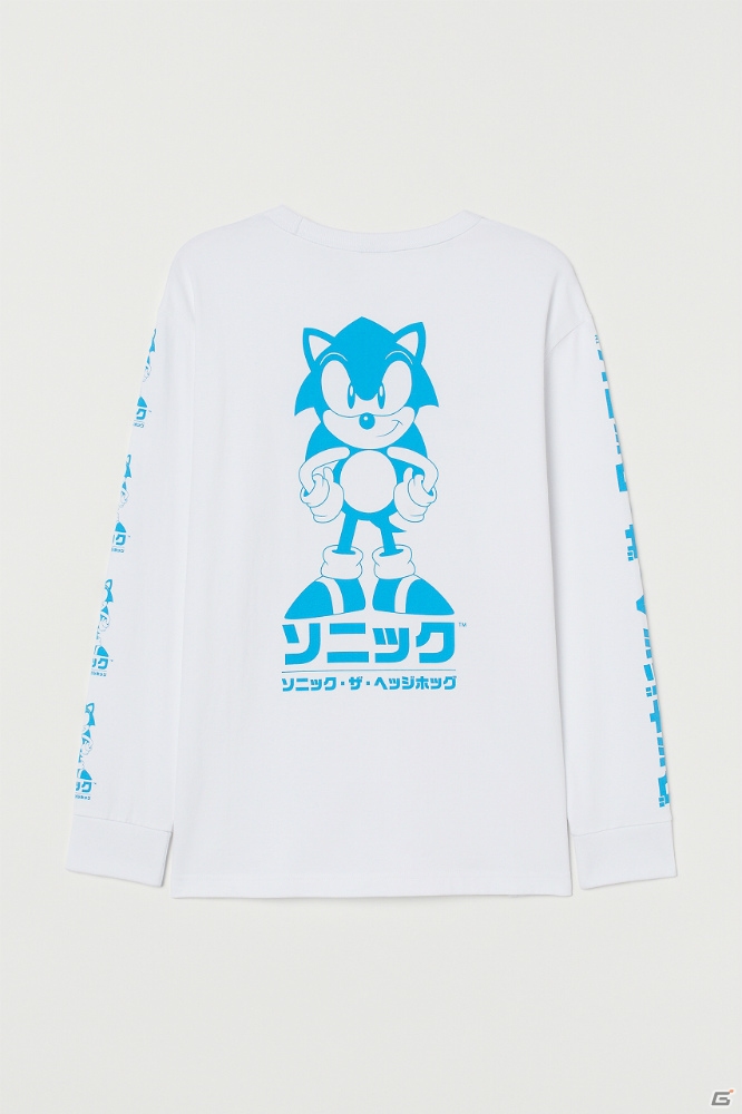 H＆Mメンズから「ソニック・ザ・ヘッジホッグ」のコラボTシャツやパーカーが登場！2月上旬より順次発売の画像9