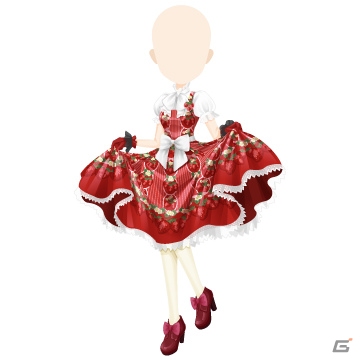 「ガルショ☆」にて「プラチナ☆ガール」とのコラボが開始！いちごモチーフのコラボ衣装などが登場の画像2