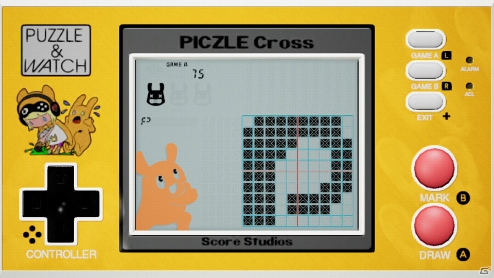 「ピクセル カラーズ」にて80年代のレトロなゲーム画面が特徴のパズルゲーム「PICZLE Cross」が公開！の画像5