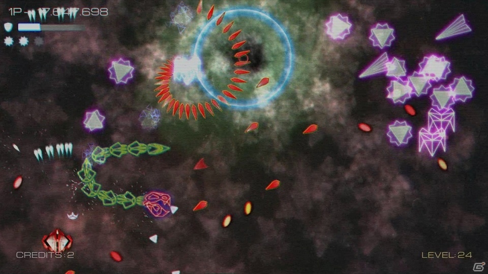 アーケードスタイルSTG「Vortex Attack EX」がSwitchで2月27日に発売！最大3人のローカル協力プレイも可能の画像6