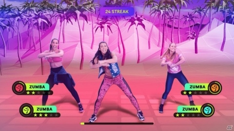 最大4人でダンスエクササイズ！「Zumba de 脂肪燃焼！」がNintendo Switch向けに2020年初夏発売決定の画像8