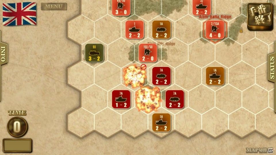 「ロンメル1942-Refrain at the battle for North Africa-」ヒストリカルシナリオにイギリス軍モードが追加！の画像5