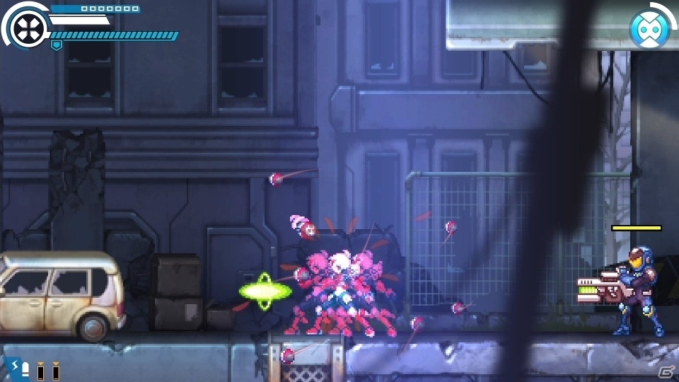 「白き鋼鉄のX THE OUT OF GUNVOLT」がDMM GAMES PCゲームフロアに登場！追加ミッションなどのDLCも同時配信の画像2