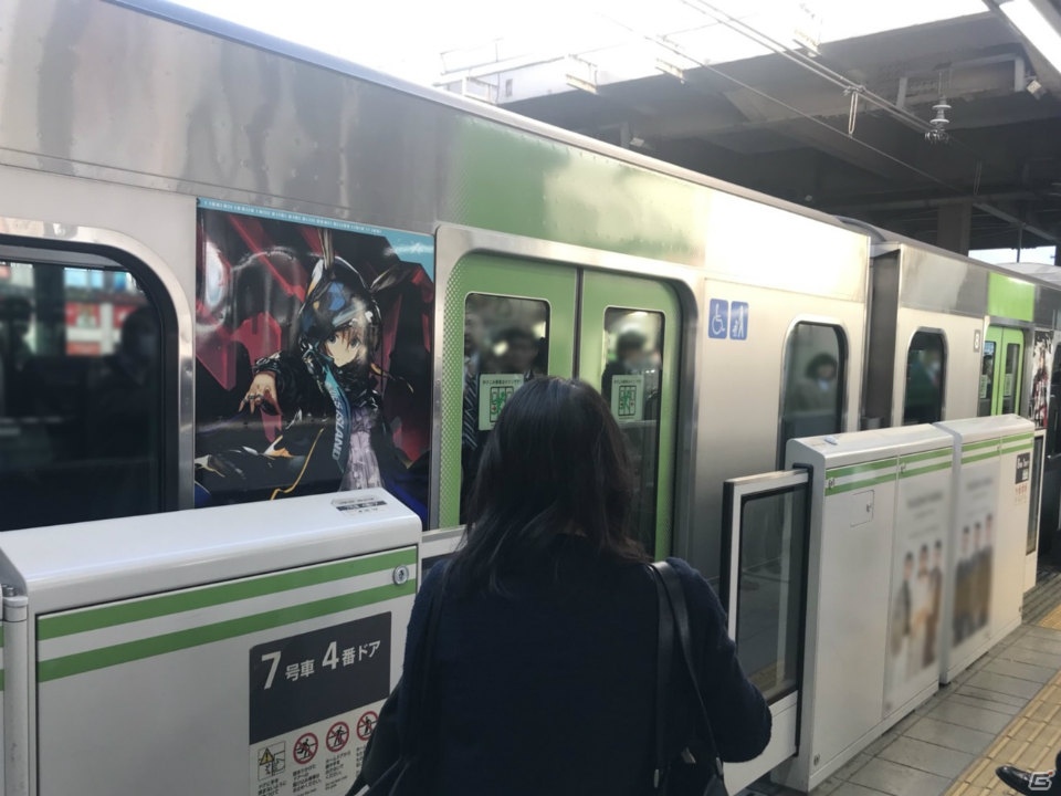 「アークナイツ」のアーミヤらがデザインされたラッピングトレインが山手線で運行を開始！の画像1