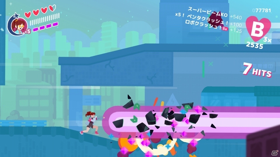カラフル＆ポップなハイテンポ2DACT「Super Crush KO」がSwitchで発売！Steam版も日本語に対応予定の画像5