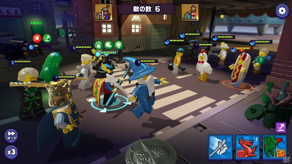 レゴのゲームで初となるターン制RPG「レゴ レガシー：レゴのヒーローが勢ぞろい！」が配信開始！の画像6