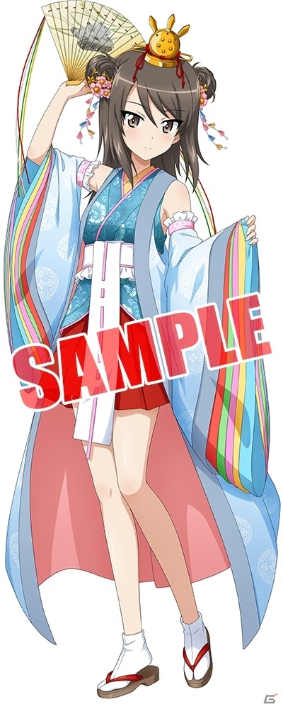 「ガールズ＆パンツァー 戦車道大作戦！」みほや優花里、カチューシャらが雛祭り衣装でガチャに登場！の画像4