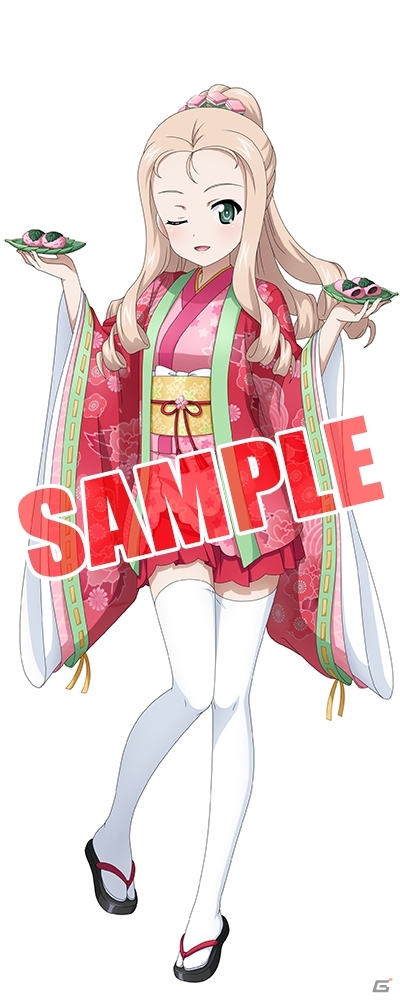 「ガールズ＆パンツァー 戦車道大作戦！」みほや優花里、カチューシャらが雛祭り衣装でガチャに登場！の画像6