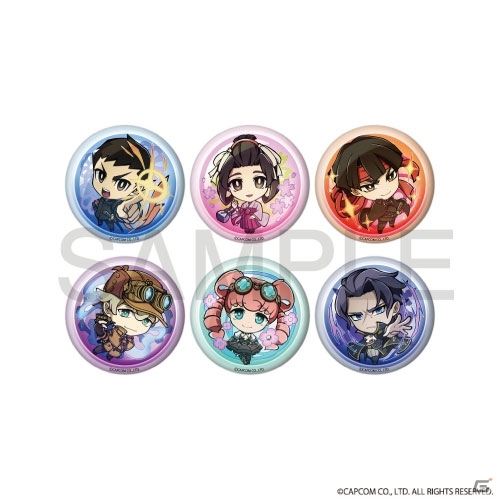 「大逆転裁判」デフォルメイラストの缶バッジやアクリルスタンドが3月7日に発売！オーバルアクリルフレームも登場の画像2