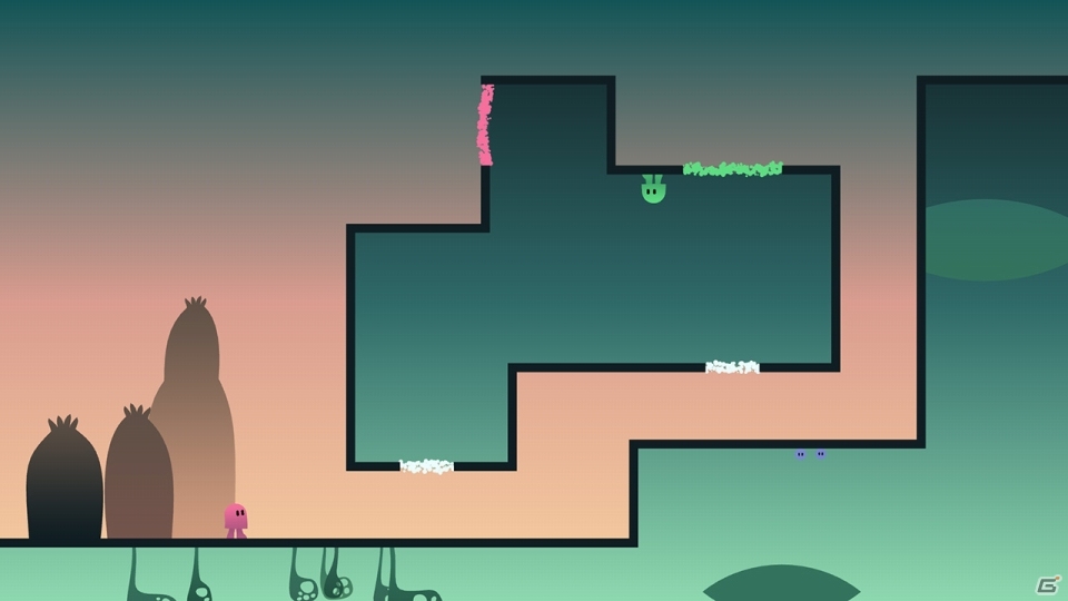 重力が入れかわる不思議な世界を2人で冒険しよう！Switch版「ibb ＆ obb」が配信開始の画像5