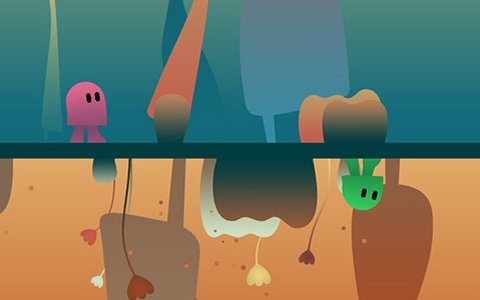 重力が入れかわる不思議な世界を2人で冒険しよう！Switch版「ibb ＆ obb」が配信開始