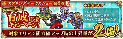 「ロマンシング サガ リ・ユニバース」2000万DLを記念して「スプリングサーカスショー第2弾」＆「みんなで討滅！ターム族」が開催！の画像15