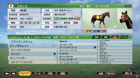 「Winning Post 9 2020」が発売！秘書衣装や施設機能拡張、競走馬など各種DLCが配信開始の画像28