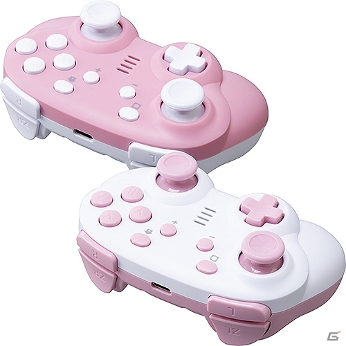 有線・無線両対応のSwitch用ジャイロコントローラーにキュートなバイカラーの新色が仲間入り！の画像16