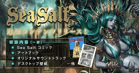 PC「Sea Salt」日本語版アートブックやサウンドトラックを収録したDLCが発売！本編とのセットも登場の画像1