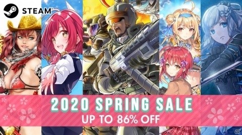 「バレットガールズ ファンタジア」が初登場！最大86％オフの「2020 - Spring Sale」がSteamで実施の画像1