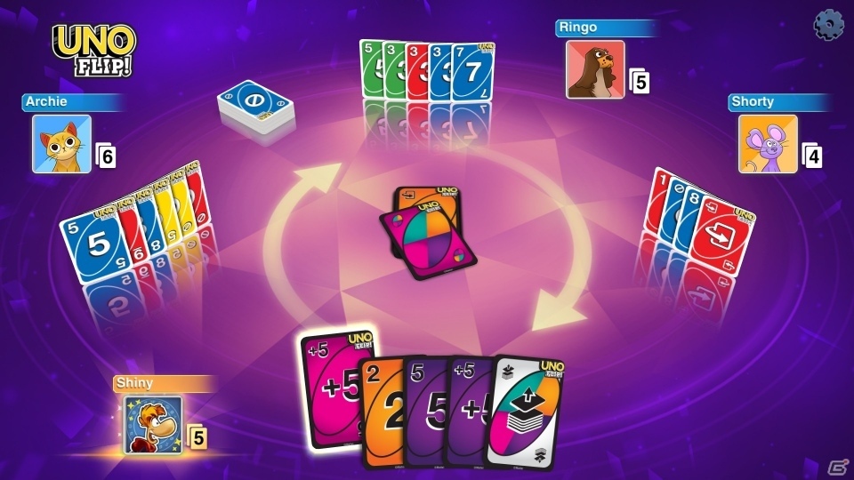 「UNO」に一発逆転のチャンス！フリップカードで遊べる新モード「UNO Flip」が配信開始の画像2