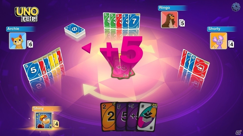 「UNO」に一発逆転のチャンス！フリップカードで遊べる新モード「UNO Flip」が配信開始の画像3